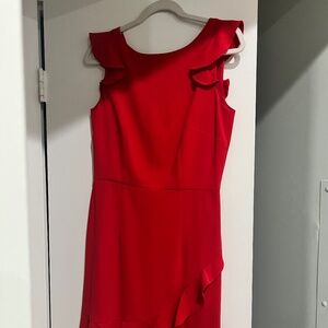 Red Dress from Anthropologie (Donna Morgan)